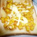 Lemon0790's cooksnap of when they made ★醤油コーンのマヨトースト★.