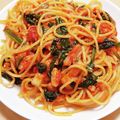 ☆ちゃちゃっとさん☆'s cooksnap of when they made 簡単♪ほうれん草とツナのトマトパスタ♡.