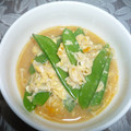 Lemon0790's cooksnap of when they made オランダ豆（絹さや）とえのきの卵とじ.