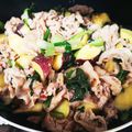 アコテン's cooksnap of when they made サツマイモと豚バラの麻婆風.