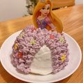 pyonぴょん吉's cooksnap of when they made ディズニー♡ラプンツェル♡ドレスケーキ.