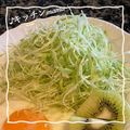♪キッチンmama's cooksnap of when they made トンカツ屋ででるようなキャベツの千切り.
