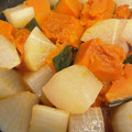 ぺいたろうかあちゃん's cooksnap of when they made かぼちゃと大根の煮物.
