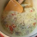 R2016's cooksnap of when they made 余り野菜と冷凍アサリでクラムチャウダー♪.