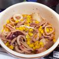 牧子ちゃん's cooksnap of when they made イカとコーンの醤油バター炒め.