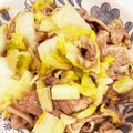 maikun☆'s cooksnap of when they made 調味料1つ★豚肉と白菜の昆布茶炒め.