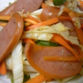 ken238's cooksnap of when they made ウインナーと彩り野菜のソーススゴだれ炒め.