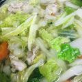 Mau☆cafe's cooksnap of when they made 柚子胡椒で食べる白だし鶏しゃぶ鍋.
