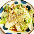 3110さゆ's cooksnap of when they made レンジで簡単！やみつき白菜の和風ツナ和え.