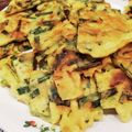 arinoawawa's cooksnap of when they made もっちもち♡米粉のニラチヂミ.