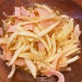 hapihapish's cooksnap of when they made 大根とハムのサラダ.