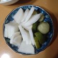 もりのりころ's cooksnap of when they made 常備菜・お漬け物・今回はお大根ときゅうり.