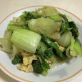 papikun's cooksnap of when they made 中華料理☆チンゲンサイと卵の炒め物.