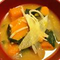 はーとおんぷちゃん's cooksnap of when they made ほっこりかぼちゃのお味噌汁.