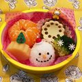 hime's cooksnap of when they made キャラ弁＊簡単♪クリスマストリオ弁当.