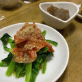 ゆいランラン's cooksnap of when they made ほうれんそうとキムチの和え物.