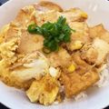 DEWMAMA's cooksnap of when they made 節約＊厚揚げ卵どんぶり.