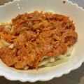 mamechii's cooksnap of when they made ：超簡単 ★トマトクリームうどん :.