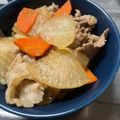 hirokumi93's cooksnap of when they made にんじん入り♪時短豚バラ大根.