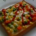 olive-tree's cooksnap of when they made ベジトースト.
