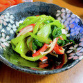 ❀akiko❀'s cooksnap of when they made ［簡単 中華ドレ 青梗菜 カニカマ和え］.