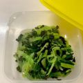 CHISA☆ごはん♪'s cooksnap of when they made 簡単＊小松菜のおじゃこと海苔の和えもの.