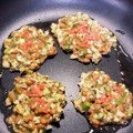 なおヨシらい's cooksnap of when they made ちくわと納豆とあおさのモチモチ焼き.