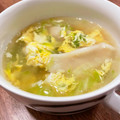エル♀'s cooksnap of when they made 簡単！水餃子スープ.