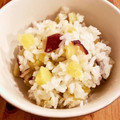 ホットマロンラテ's cooksnap of when they made ストウブで簡単さつまいもごはん.