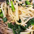 リョコさおりタカ71's cooksnap of when they made 低賃金で白米を流し込んでやるもやしナムル.