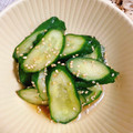 ＊＊めろん＊＊'s cooksnap of when they made ＊簡単＊胡瓜の胡麻ぽん酢漬け＊.