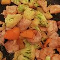 ♪じゅんちこ♪'s cooksnap of when they made カリフラワーと鶏肉の味噌マヨ炒め.