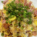 おちゅみゆ's cooksnap of when they made えのきとベーコンの卵とじ炒め.