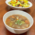 Superlittleboo's cooksnap of when they made 鯖缶と根菜トマトスープ.
