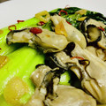 ♡マッキークッキング's cooksnap of when they made 牡蠣と青梗菜の中華風ペペロンチーノ.