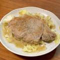 まなポコ's cooksnap of when they made とんかつ用豚ロース厚切りのポークソテー.