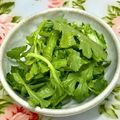 にきけん's cooksnap of when they made *春菊とオリーブオイル*.