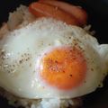 まーく71's cooksnap of when they made 簡単ヤミツキ☆目玉焼きのっけご飯！.
