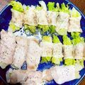 しゅがーぐらいだー's cooksnap of when they made レンジで超簡単♡レタスの豚巻き.