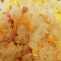 ゆうママ(•ө•)♡'s cooksnap of when they made キャンプ飯　フライパンでベーコンピラフ.