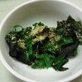 ミセス♡ エス's cooksnap of when they made にらのゴマ海苔あえ.