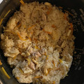 yo26's cooksnap of when they made 離乳食完了期☆舞茸と鶏ひきの炊き込みご飯.