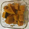 yo26's cooksnap of when they made かぼちゃの煮物(離乳食に) ホットクック.