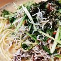 ノエル・ギャラガー's cooksnap of when they made しらすと水菜の♡簡単ハマるパスタ.