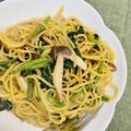 オルビス☆'s cooksnap of when they made 鶏そぼろとほうれん草のクリームパスタ.