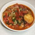 きらり流れ星's cooksnap of when they made 秋なすのパスタ風ラーメン.