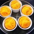 もふもふクロさん's cooksnap of when they made しっとり〜♡かぼちゃ蒸しパン♬.
