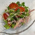 スージー＆ジル's cooksnap of when they made トマトとかいわれ大根のうま塩サラダ.