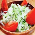 Emihann's cooksnap of when they made キュウリ&大根SALAD♡.