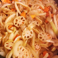 laboMIKIさん's cooksnap of when they made やみつき！豚バラとれんこんの甘辛炒め.